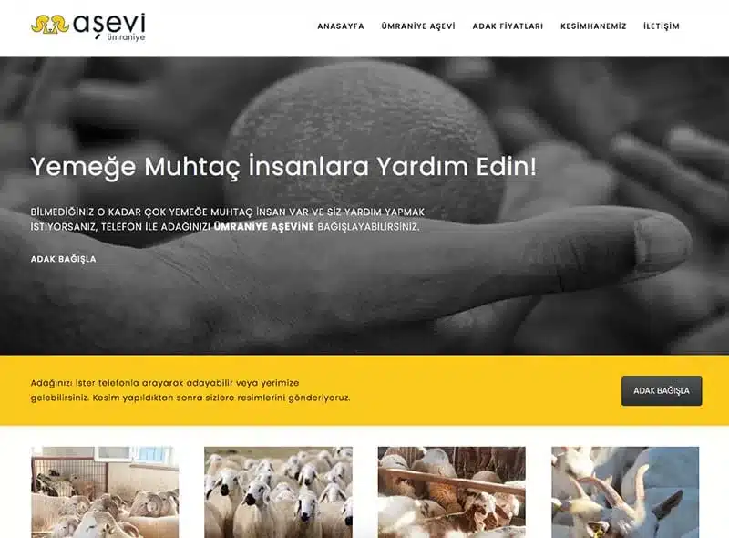 Aşevi, Bağış Sitesi Sitesi
