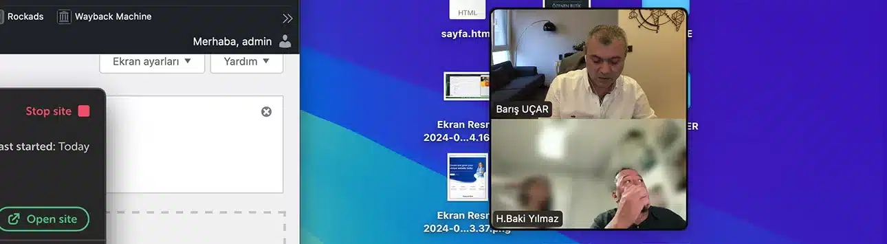 Doç.Dr. B.Y. ve Prof. A.Y. - Web Tasarım Kursu