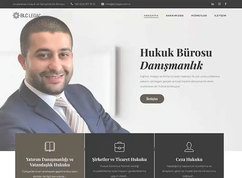 Hukuk Bürosu Sitesi