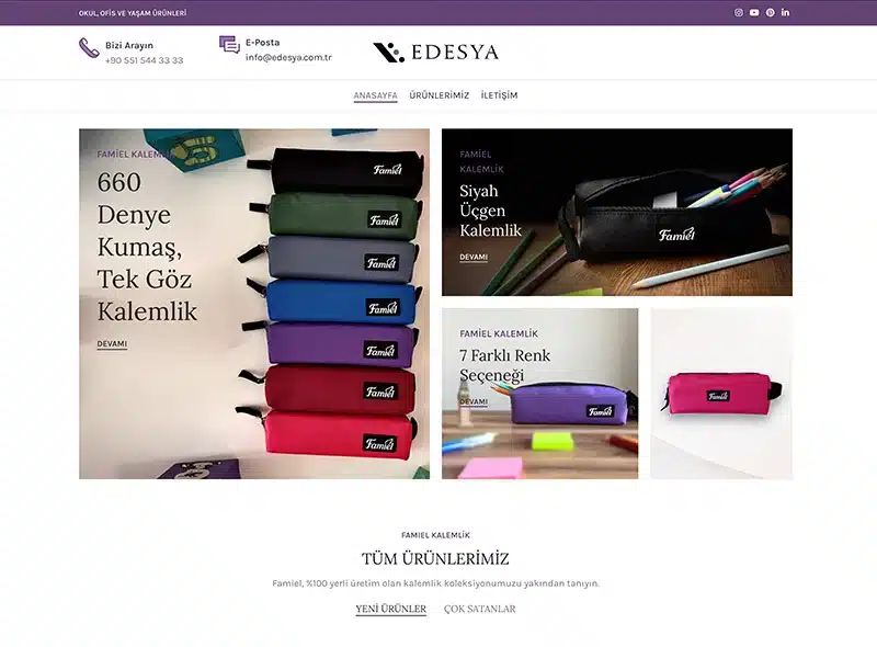 Kalemlik E-Ticaret Sitesi