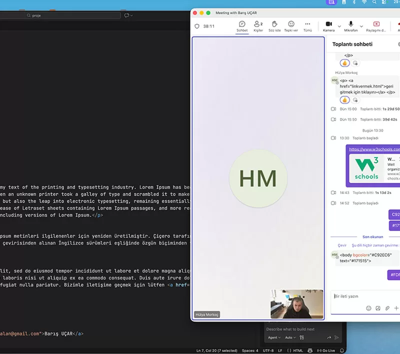 Web Tasarimi ve Kodlama Egitimi alan Hulya M.